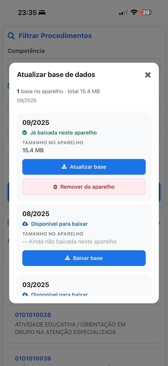 Filtrar Procedimentos